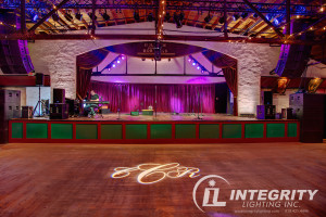 Cherrey Wedding at Cains Gobo Tulsa Wedding Lighting