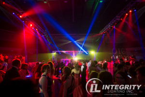 Union High School Tulsa Oklahoma Prom Lighting  Martin MH3 Beams