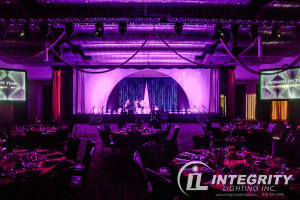 Event Lighting Tulsa Oklahoma Pinnacle Awards 2016 Purple